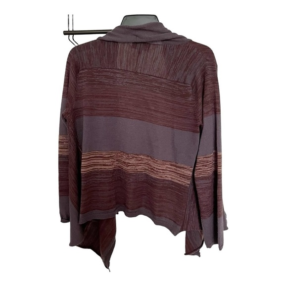 Investments Women's Open Front Knit Cardigan‎ Sweater Multicolor Size Medium - Picture 2 of 4